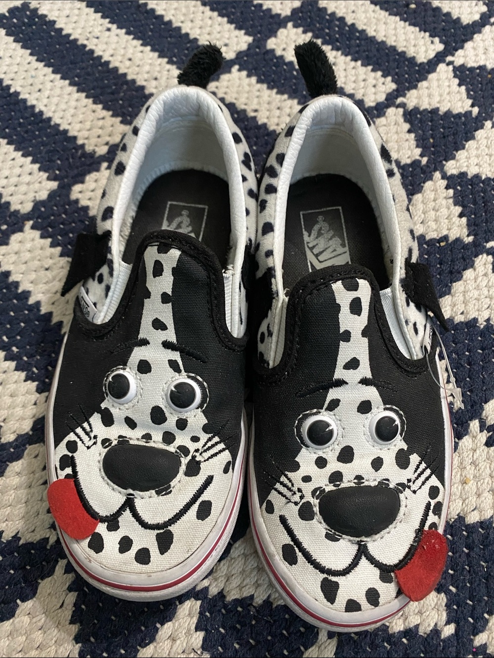 Vans Kids Dalmatian Slip-On Sneakers